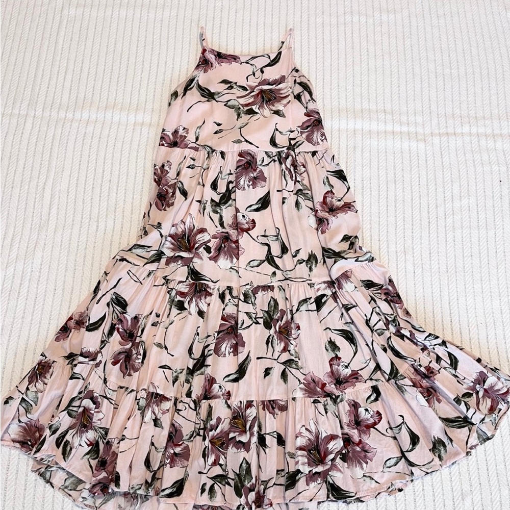 Floral Pink Kids Dress